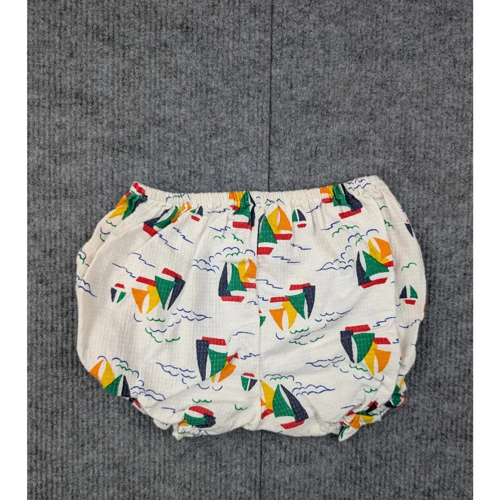 Vintage Samara Set Girls 2T Toddler Sailor Nautical Novelty Retro Bloomer Dress